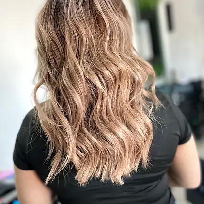 Balayage castaño claro